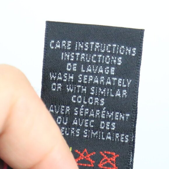 Buffalo David Bitton Geometric Silk Trim Zip-Front Cami Top Size Small - Picture 7 of 7